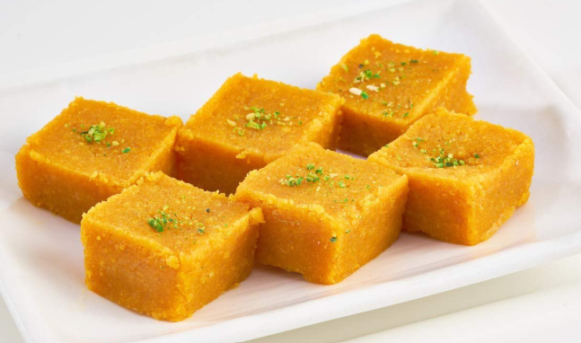 Moong Dal Barfi